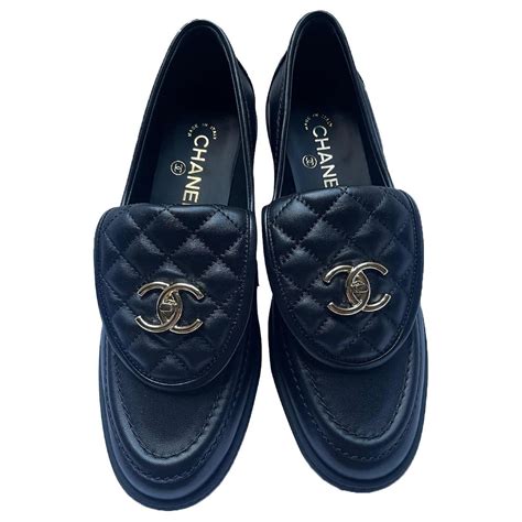 chanel moccasin loafers price